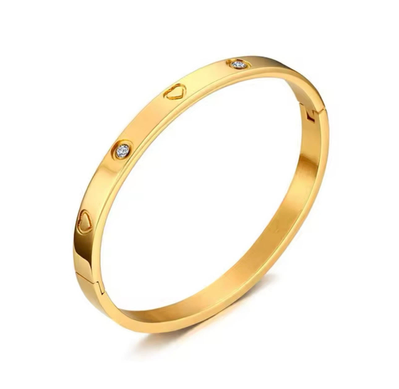 Classic Crystal Stainless Steel Bracelet