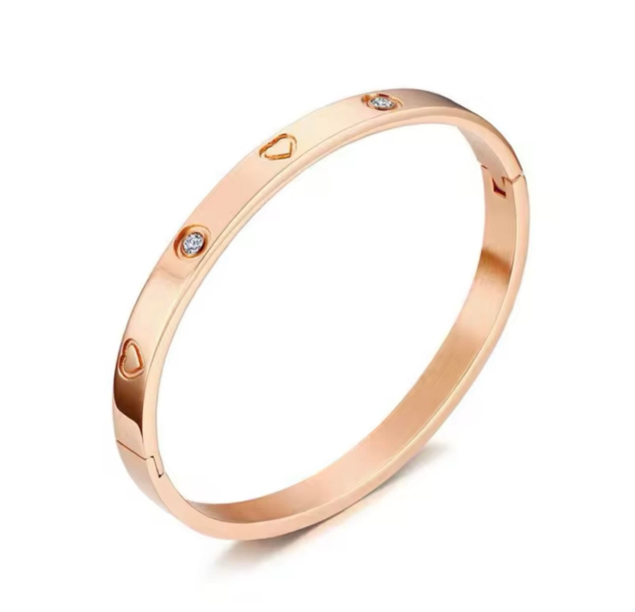 Classic Crystal Stainless Steel Bracelet