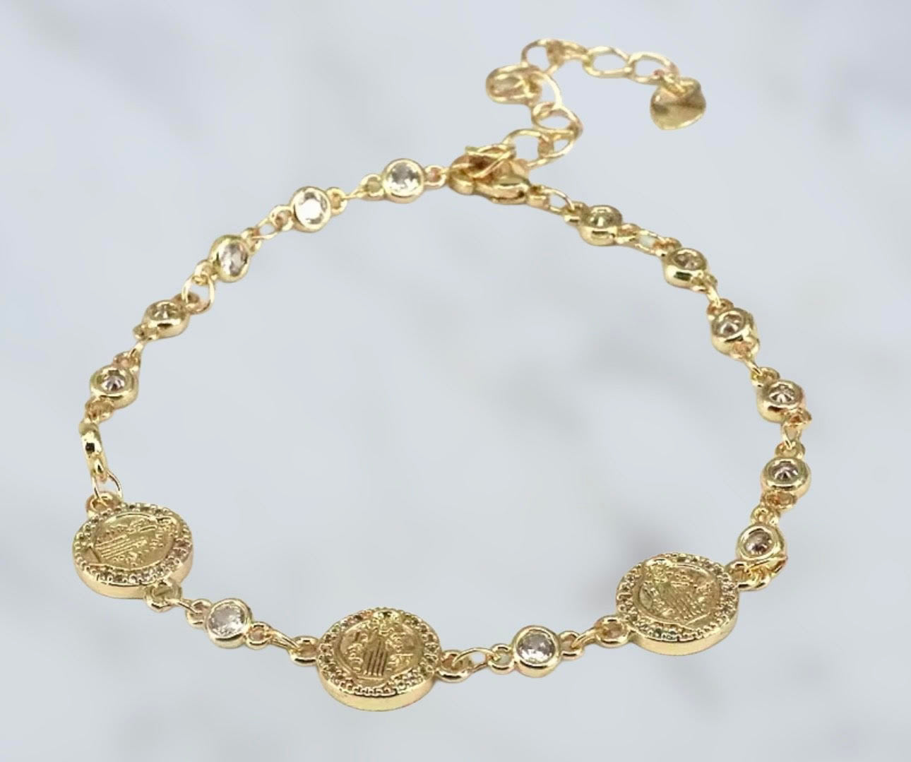 Gold Zirconia Bracelet