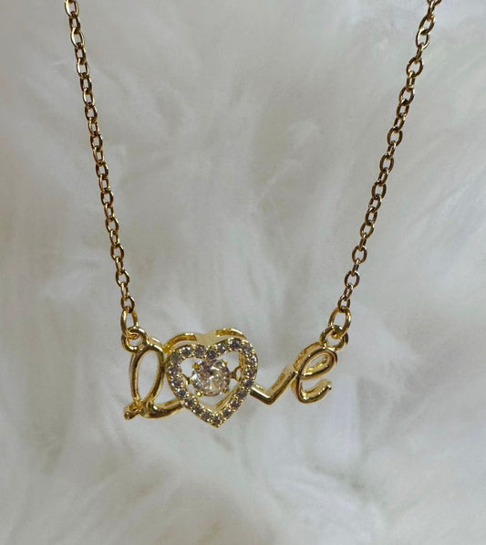Golden Love Necklace
