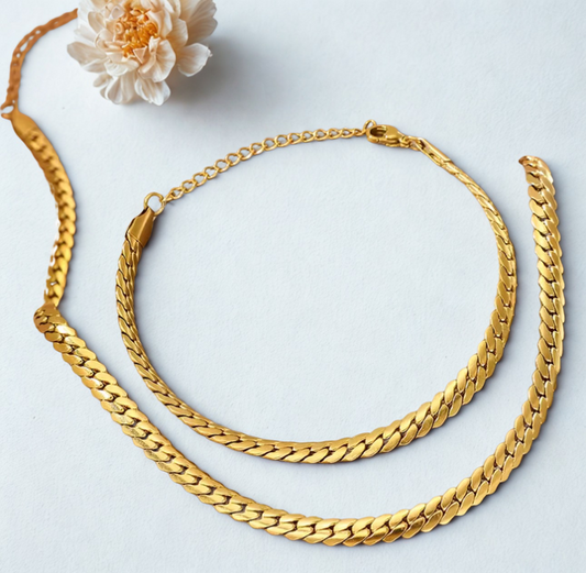 Cuban Woven Necklace Set